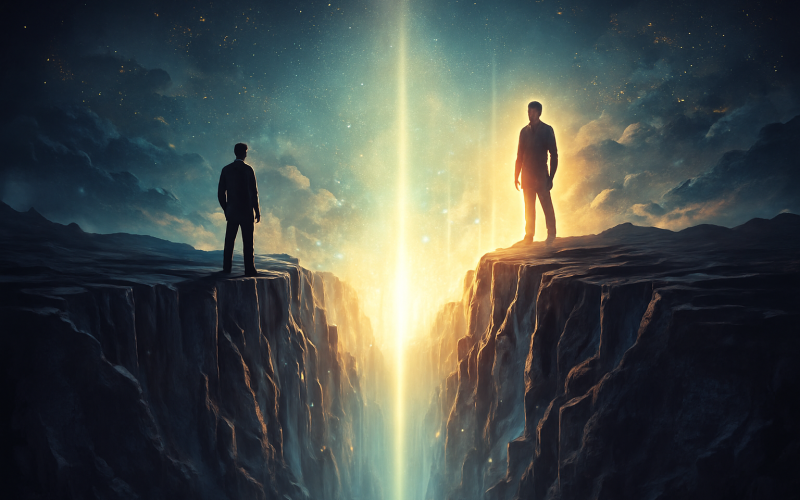 A Ansiedade Não Nasce do Nada: Ela Nasce do Abismo Entre Quem Eu Sou e Quem Acho que Preciso Ser