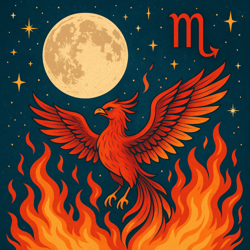 Previsão Astrológica: Semana de 12 a 18 de Maio de 2025 Lua Cheia em Escorpião ♏🔥 a semana em que a Fênix renasce, limpa, sente e se empodera!